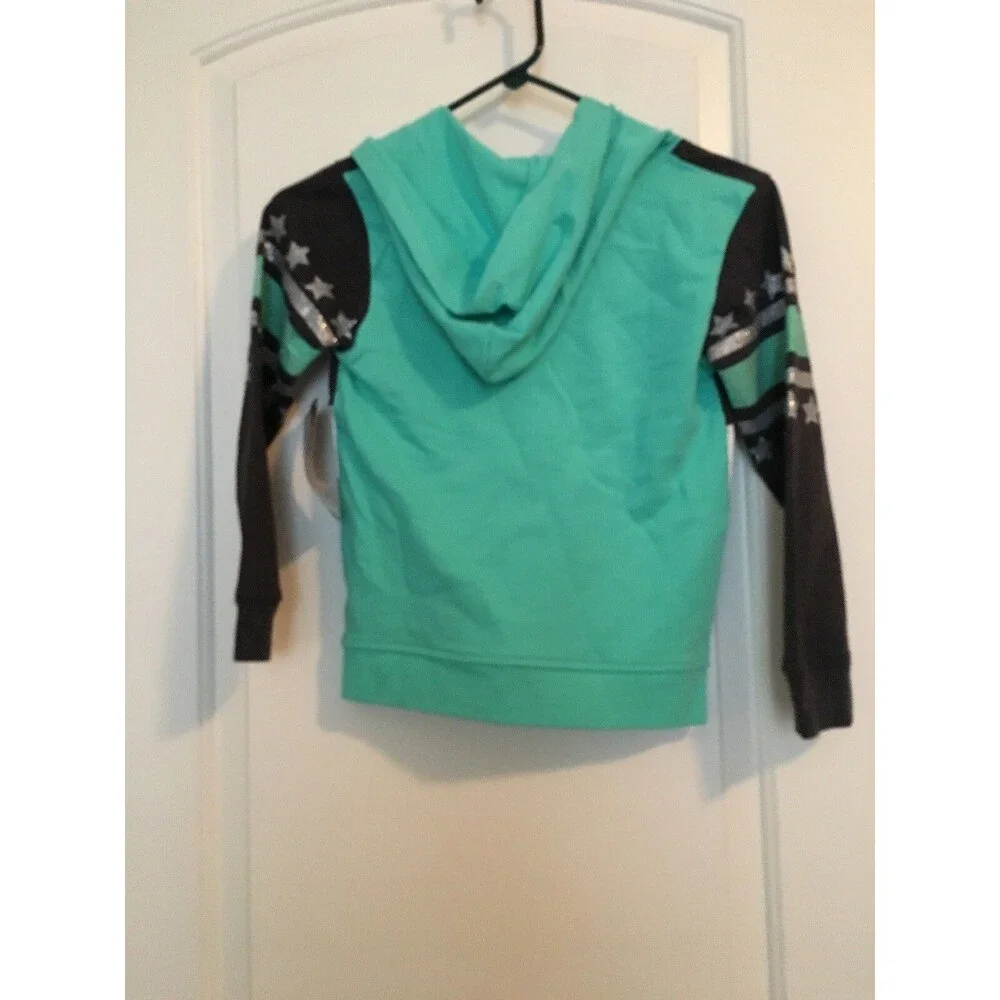 Real Love Girls Full Zip Hoodie Sweatshirt Jacket Size 7/8